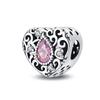 S925 Silber Romantisch Klassischer Stil Rosa Engel Anhänger DIY Armband Schmuckzubehör