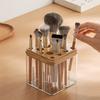 Dustproof Cosmetic Storage Box with Cover for Desktop Makeup Brushes Cotton Swabs Lipstick Samples Skin Care Products Organizer