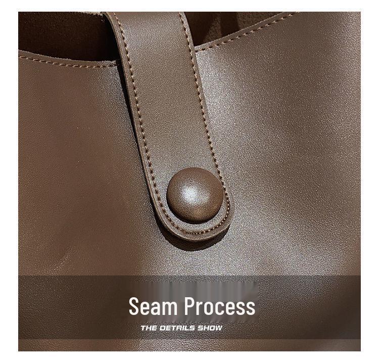 2024 Retro Tragetasche mit großer Kapazität: Damen Herbst/Winter Schultertasche für Arbeit & Pendeln