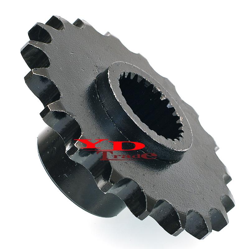 150CC ATV Front Sprocket, 428-19 Tooth, GY6 Engine, Big Bull Beach Car.