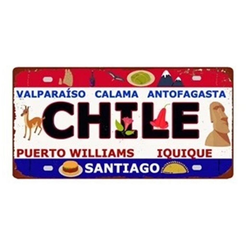 Iceland License Plates Metal Tin Signs for Wall Art Decoration Vintage Tags Metal Automotive Signs For Cafe Bar Club Garage Pub