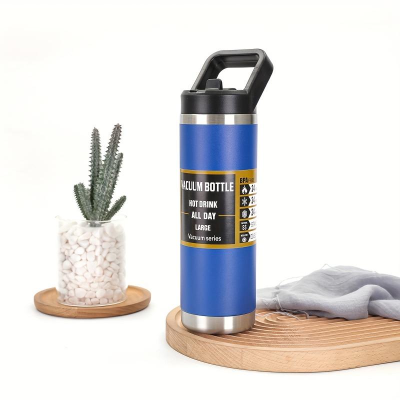 27oz/37oz Thermosflasche Heiß und Kalt Edelstahl Thermoskanne Tragbar Outdoor Camping Reise Auslaufsicher Trinkwasserflaschen