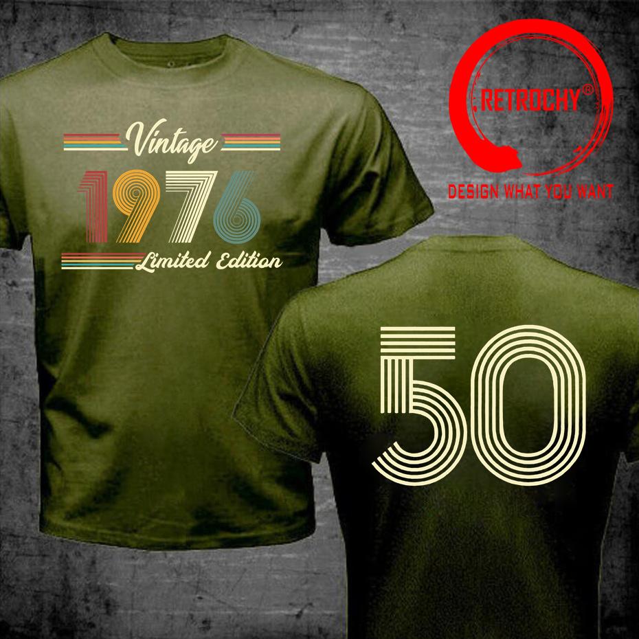 Classic 50th Birthday In 1976 Limited Edition Graphic T Shirt Unisex Unisex Vintage 1976 Original 50yearold Tshirt Retro Clothes