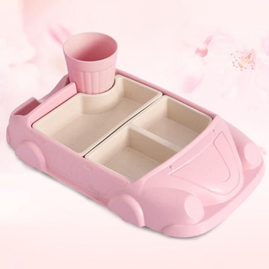 1 sada Jídelní talíř Kreslený design Přihrádka Stupeň kontaktu s jídlem Odnímatelná Zelenina Jídlo Ovocný Dezert Stolování