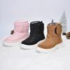 Children Winter Warm Snow Boots Baby Anti-slip Soft Thicken Sole Short Boots Girls  Hook Shoes Boys Waterproof Snow Boots