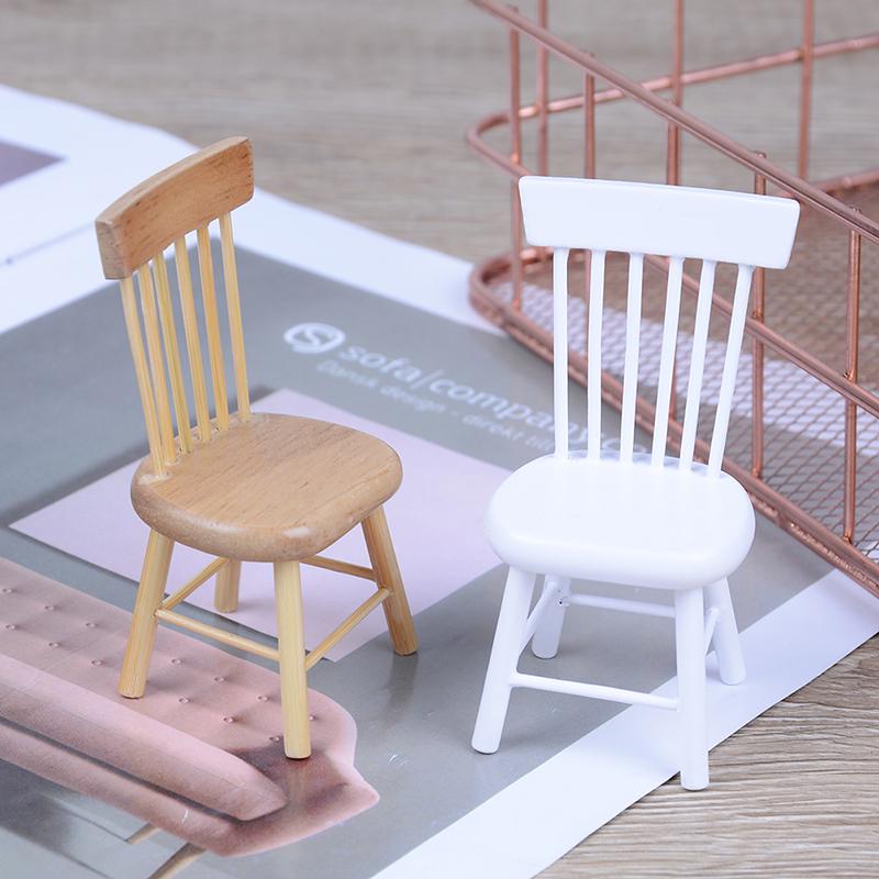 1:12 Dollhouse Miniature Dining Furniture Wooden Chair