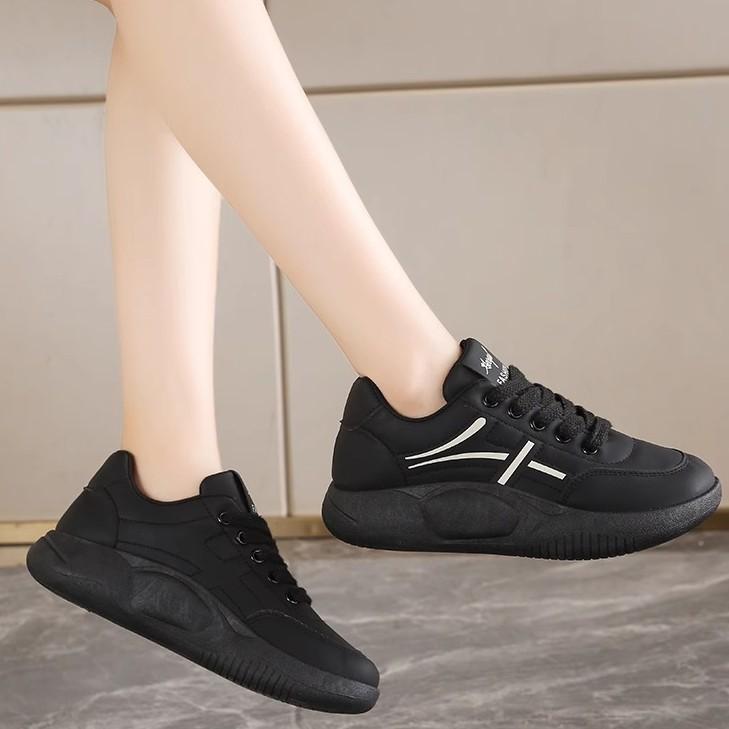 Platform Dad Shoes Women 2025 New Spring and Autumn Casual Sports Shoes Versatile Running Lightweight Board Shoes Student Soft Sole