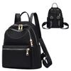 ARESACHI Waterproof A4 Simple Black Women's Backpack, Size, Lightweight, Commuter-Friendly, Design,