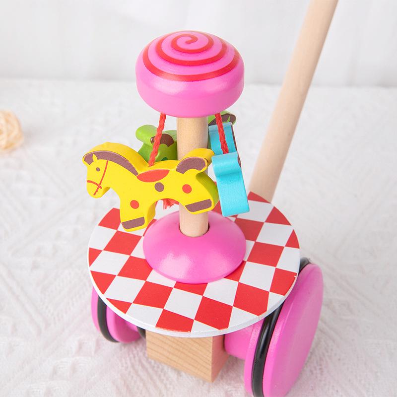 Kids' Single-Bar Walker Pushchair Toy for Learning To Walk