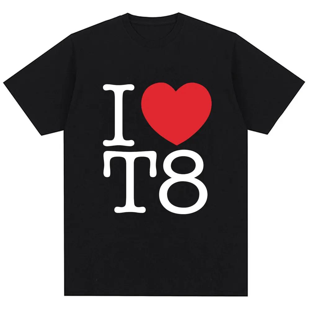 

Tate Mcrae I Love T8 Fashion T Shirt Baby First Garden Short Sleeve Unisex Womens Oversized High Quality Casual Tshirts Gifts S