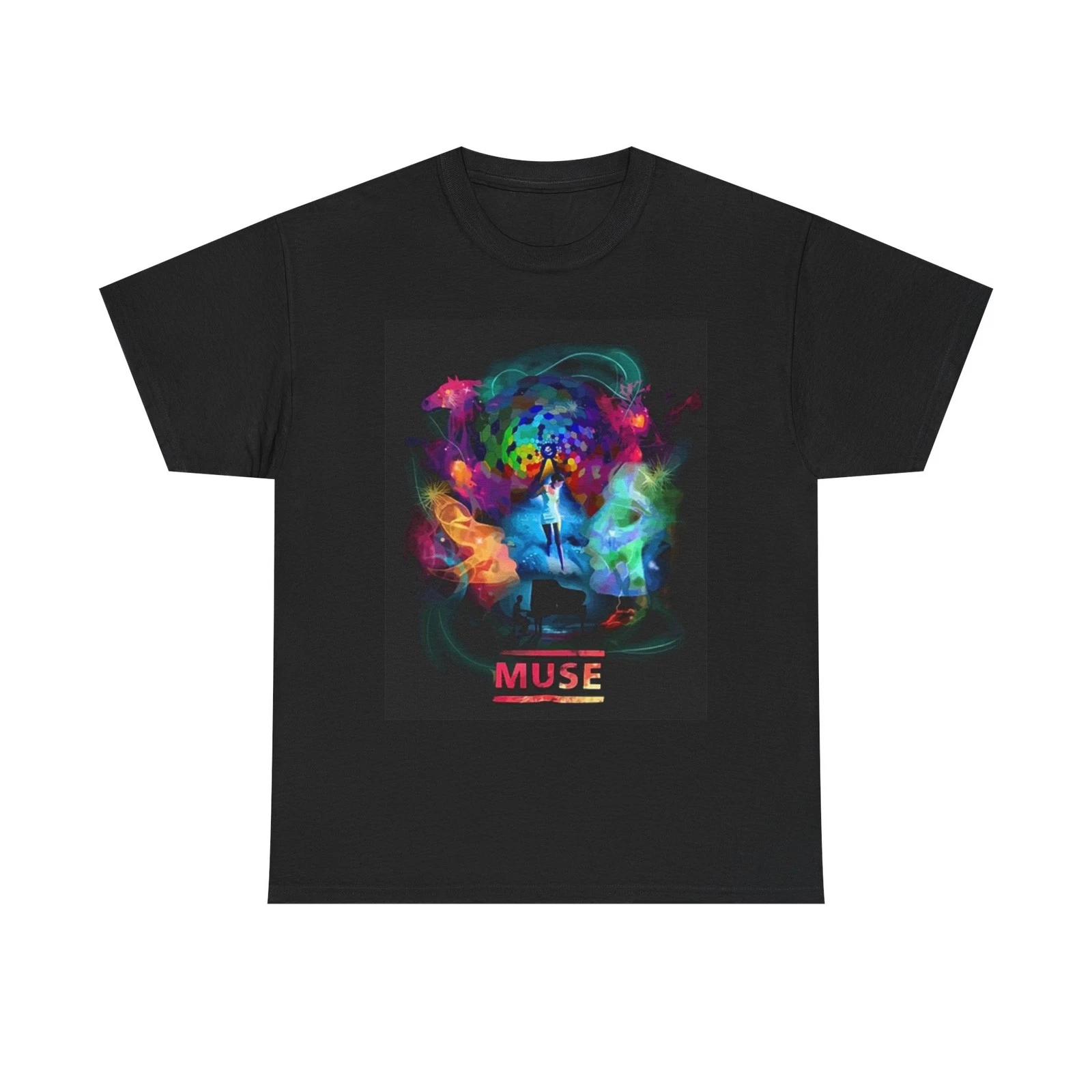 

Muse Graphic T Shirt Vintage Retro Rock Merch Apparel Unisex Heavy Cotton Tee XL