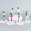 Captain Anime Tsubasa Character Playing Soccer Scene Model Ornament Desktop