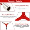 3-Way Y Allen Key Compact Bicycle Multi-Tool for Quick Bike Repairs Portable Hex Wrench for Home On-the-Go Cycling