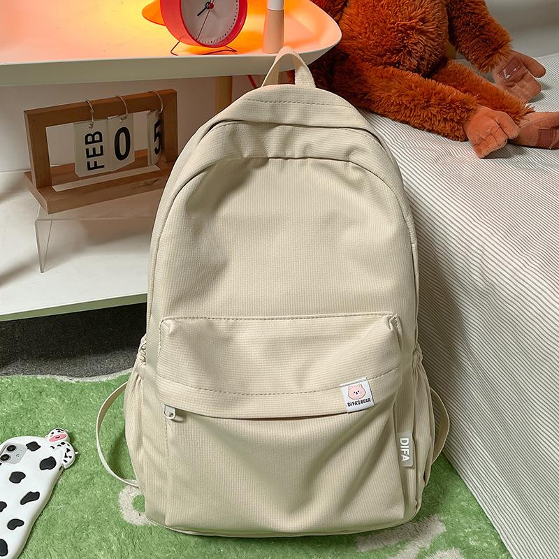 New Schoolbag for Elementary School Students  Girls  Junior High School Students  High Value Letters School Backpack
