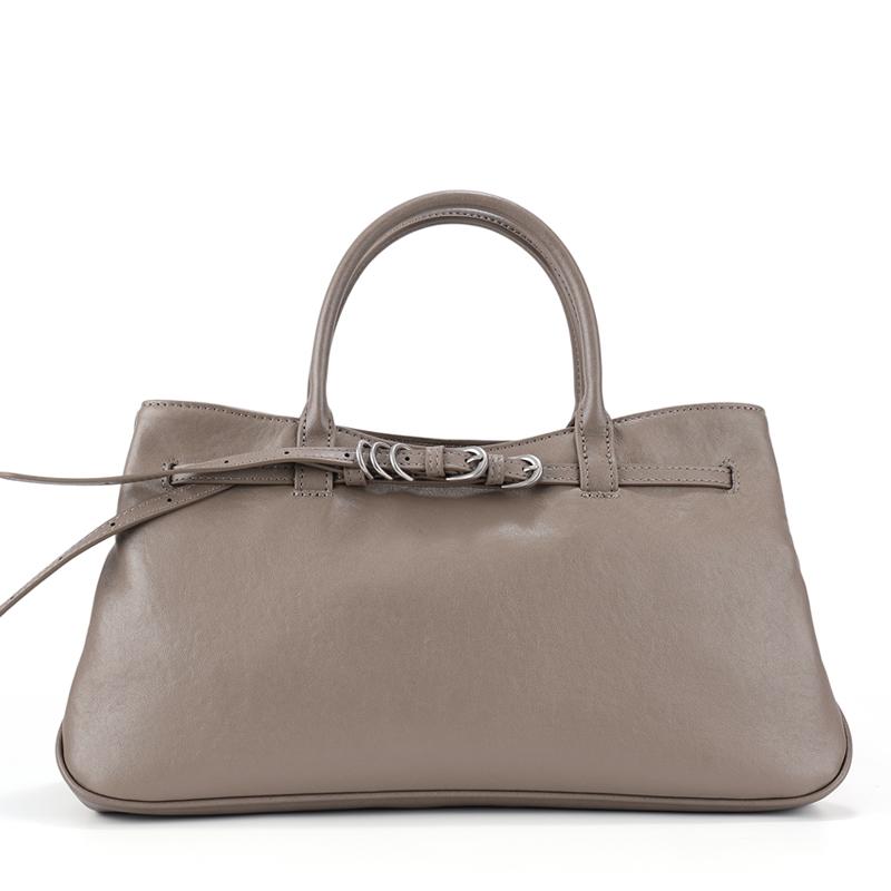 New Genuine Leather Women's Simple Large-capacity Tote Bag Female Luxury Designer Cowhide Leather Underarm Crossbody Bag