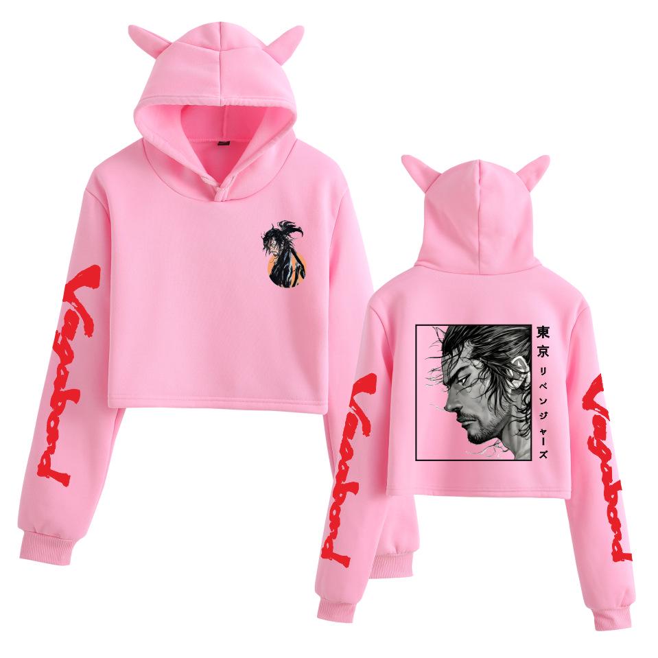 Vagabond Miyamoto Musashi Anime Cat Ear Hoodie for Women
