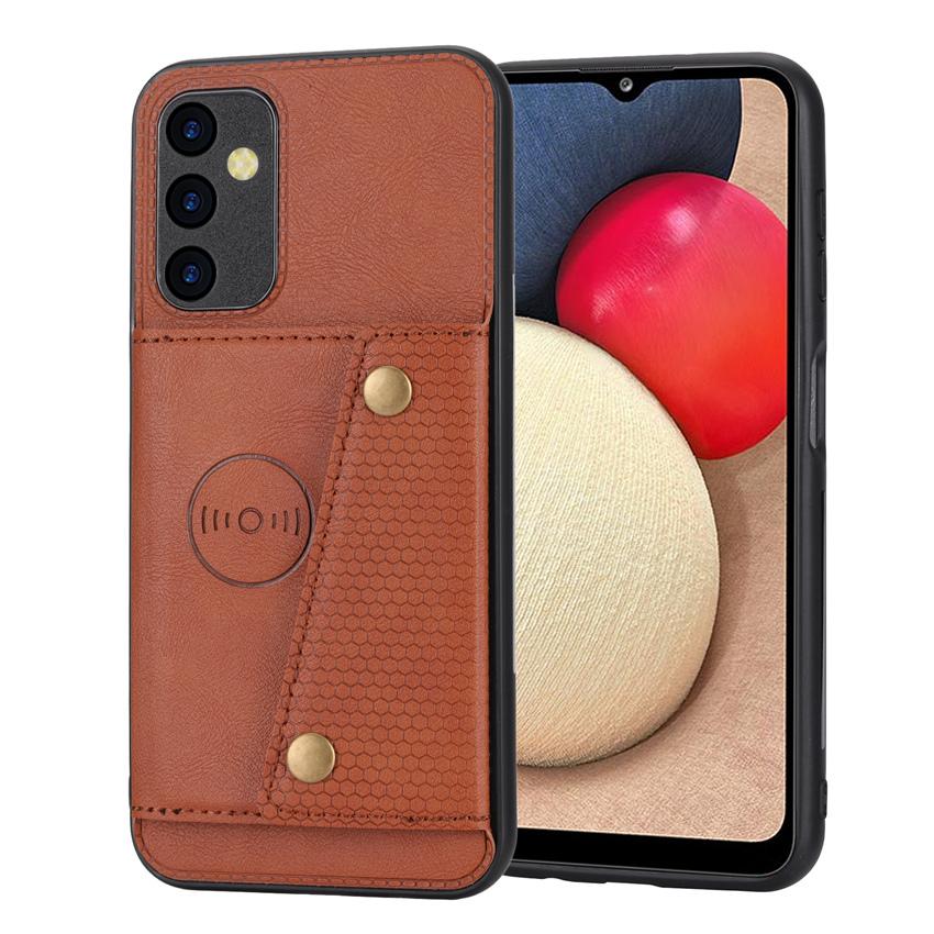 Flip Leather Card Pocket Holders Case For Samsung Galaxy Note 10 20 S8 S9 S10 S20 S21 S22 S23 Plus Ultra Magnetic Back Cover
