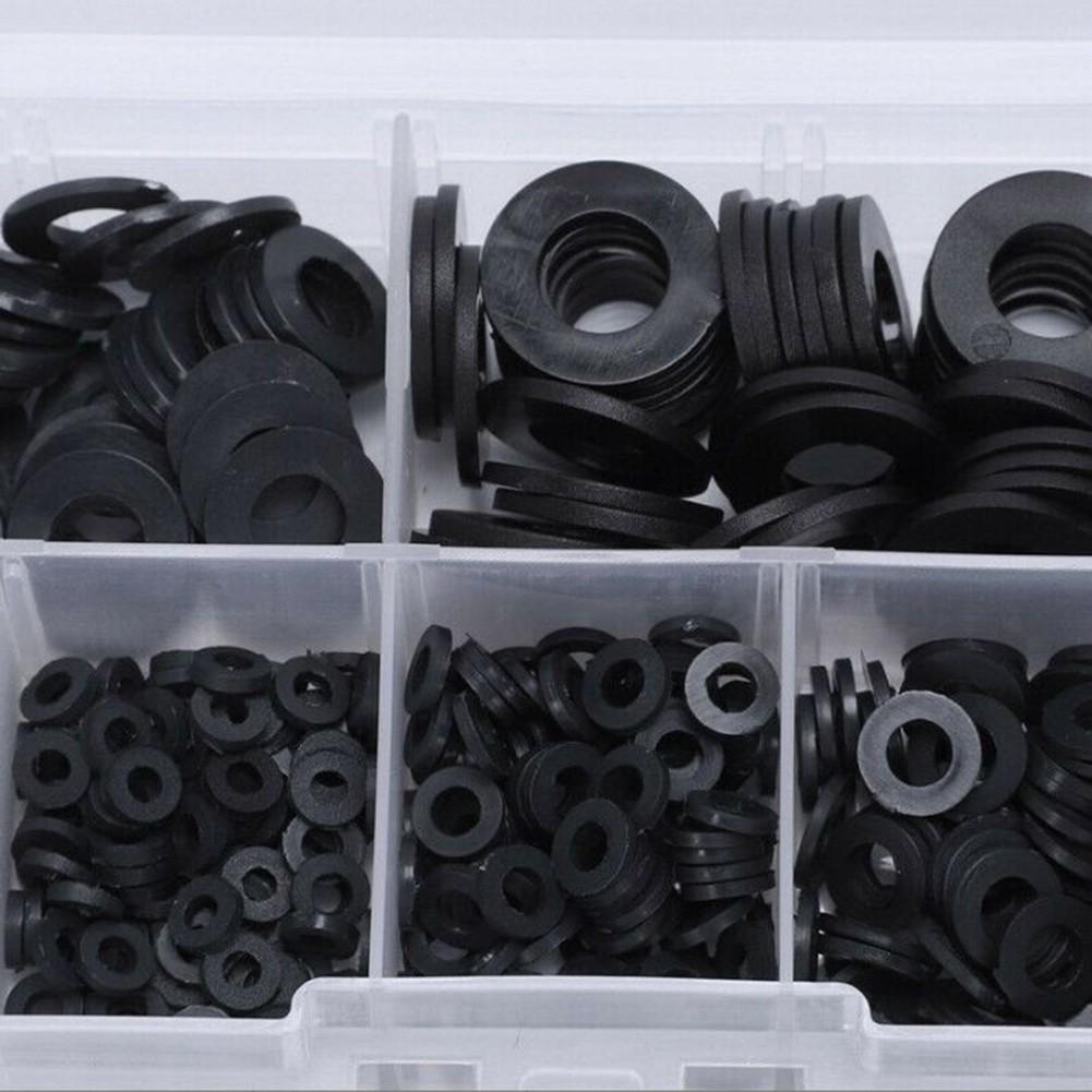 500x Nylon Flat Rubber O-ring Seal Hose Gasket Repair Rubber Gasket M2-M10