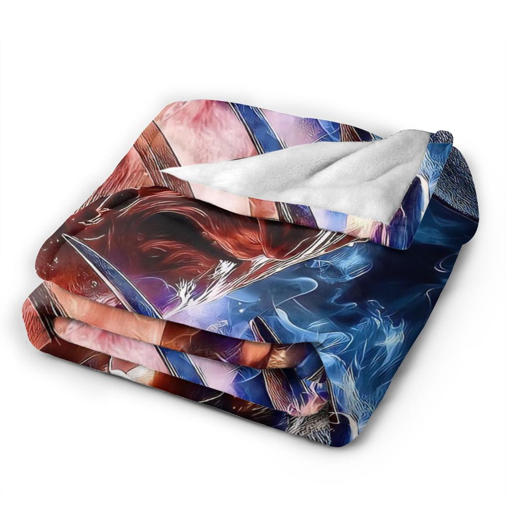 freddy krueger  Halloween Blanket  Warm Soft Funny Plush Throw Blanket For Outdoor Travel Flannel Bedspread Bed Cover