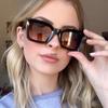 Designer Cat Eye Sunglasses High Quality Retro Square Glasses For Women Men Luxury Shades