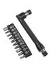Compact L Shaped Driver Handle and For Stubby Wrench Set for Workshops