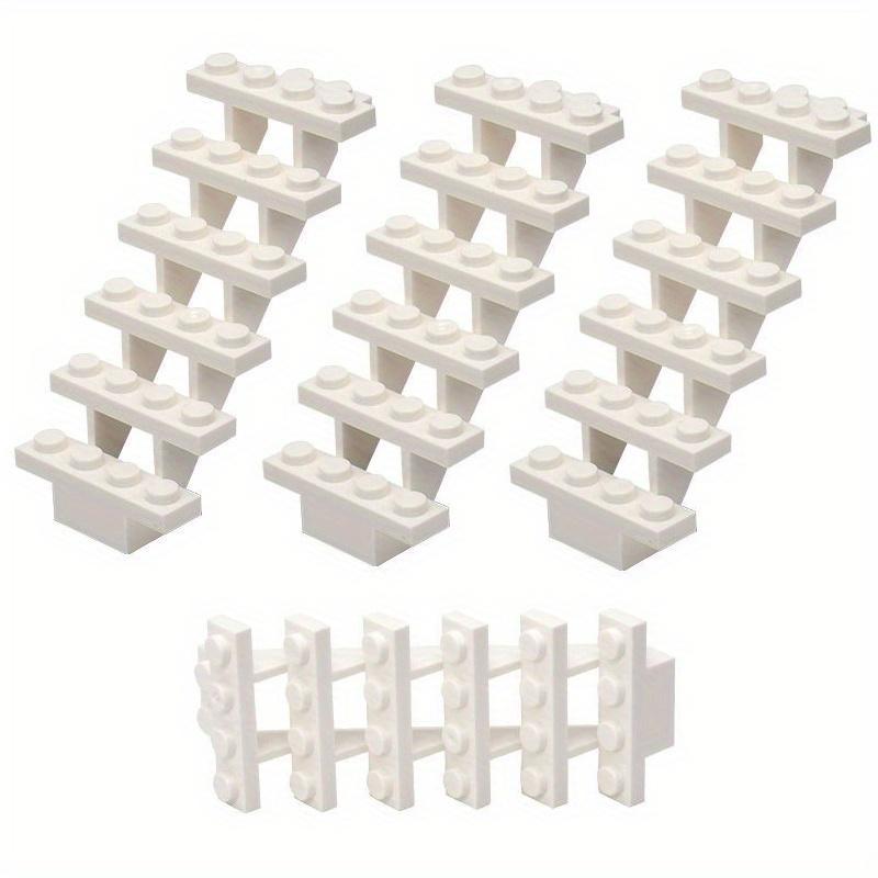 8pcs 7x4x6 StaircaseBuilding BlocksStaircase Bricks House Stairs Straight Open 30134 Steps Ladder Modular My City Building Block