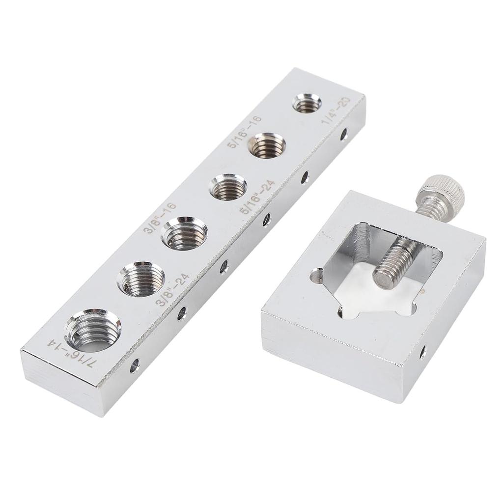 Nut Bolt Drill Jig Kit, Carbon Steel Safety Wire Drill Set, Wire Lock Nut and SAE Bolt Drill Jig for Maintenance, Quick and Accurate Lateral Drilling