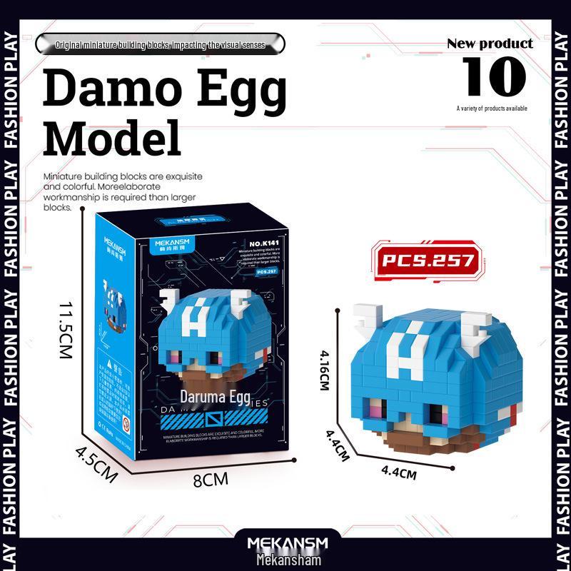 Zodiac Dragon Year Micro-Particle Building Blocks Educational Toys for Children