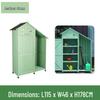 Outdoor Anti-Corrosion Sunscreen Storage Cabinet for Garden and Courtyard
