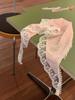 1 Pcs Fashion Pink Lace Flower Bandanas Hair Scarf For Women Girls Party Hair Accessories