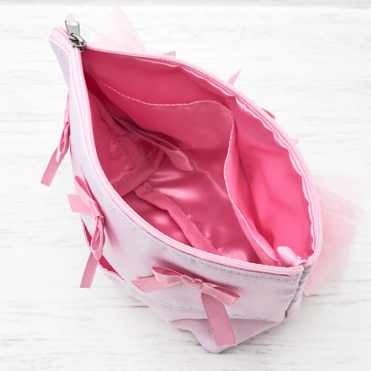 My Melody & Little Twin Stars X DOLLY MIX Frilled Boat-Shaped Tissue Pouch, Light Pink