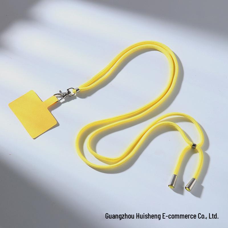 Mobile Phone Lanyard Neck/Crossbody/Wrist Strap with Clip and ID Holder - Anti-Lost Woven Design