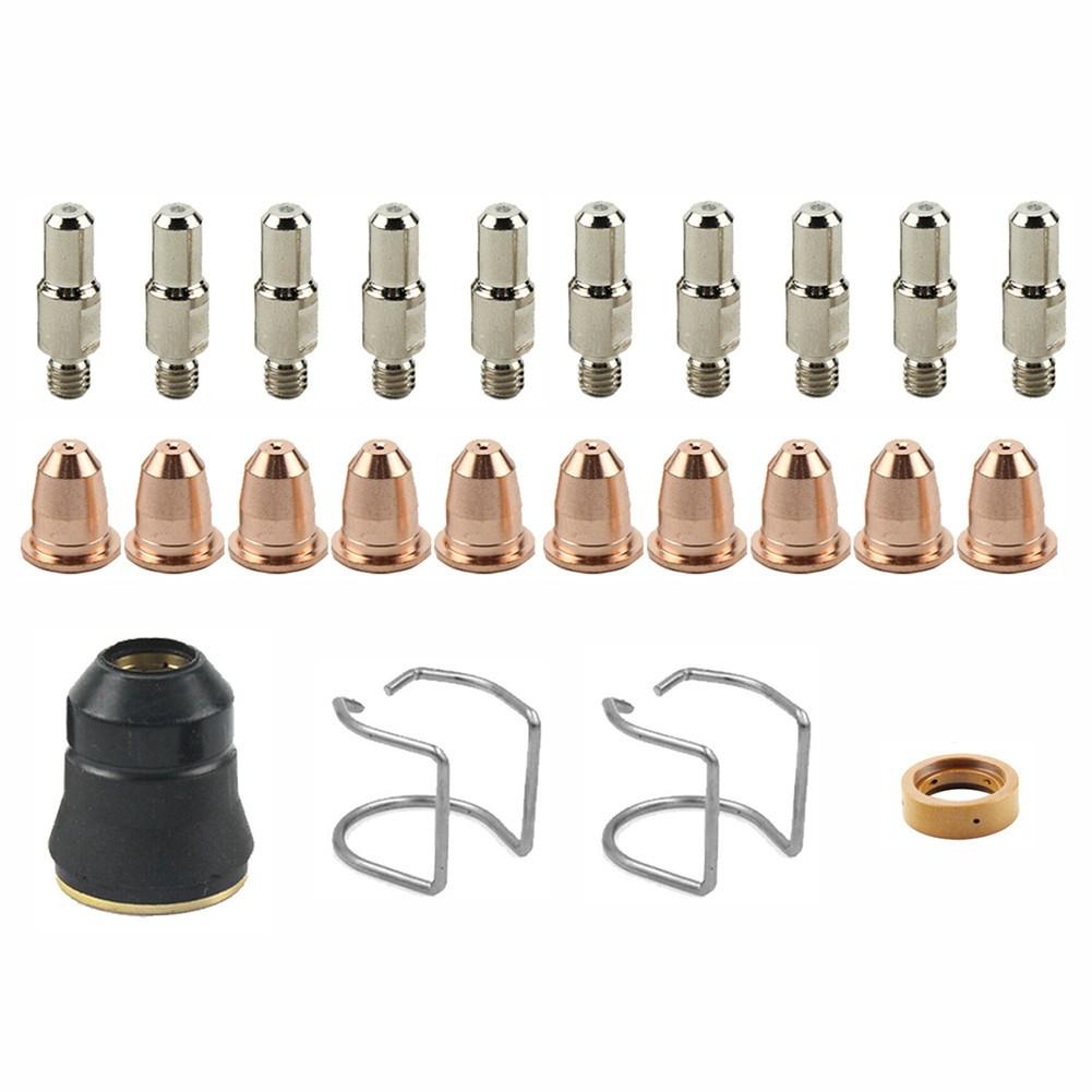 Electrodes Tips Cups Consumables fit Chicago Electric 95136 Plasma Cutter Parts
