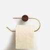 Bathroom Toilet Paper Holder Wall Mount Tissue Roll Hanger Bathroom Accessories Wall Paper Porta Papel Higienico Wood Copper