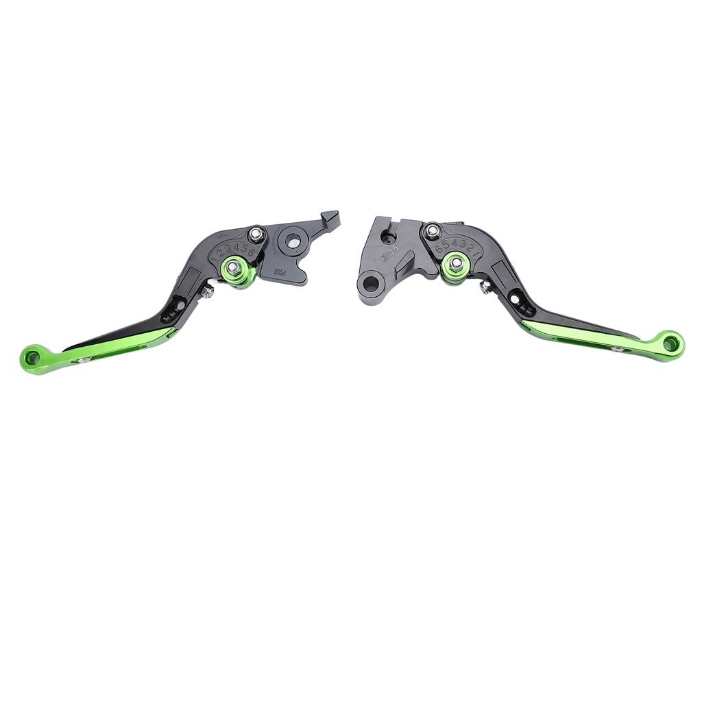 1 Paar Motorrad Kupplungshebel Klappbar Aluminiumlegierung 6 Gänge Einstellbarer Lenker Bremskupplung