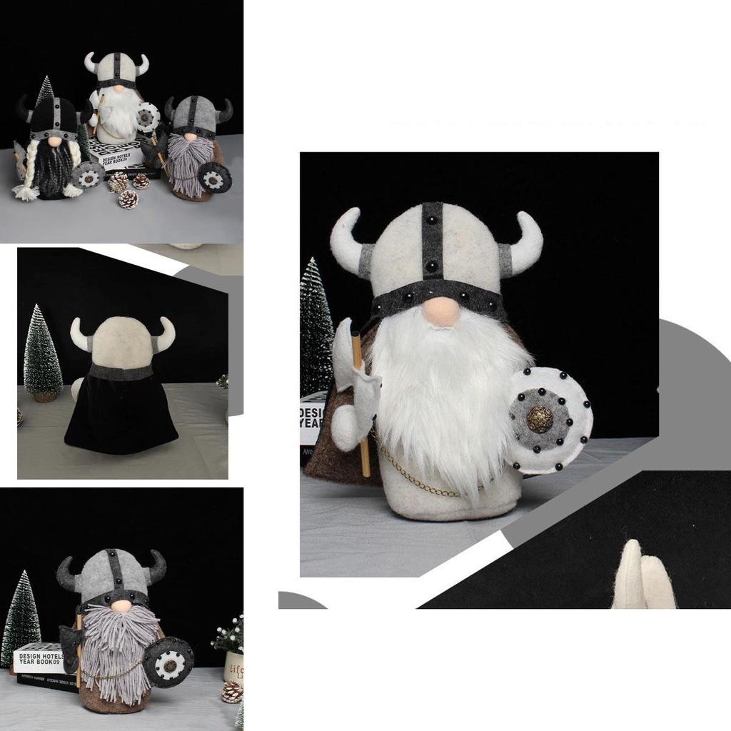 Enchanting Viking Gnome Plush Toy For Cozy Scandinavian Tomte Elf Decor