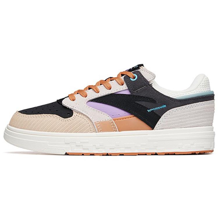 

New Anta Abrasion Resistant Shock Absorbers Low Top Skateboard Shoes Women s Multicolor 122218050-4 35.5