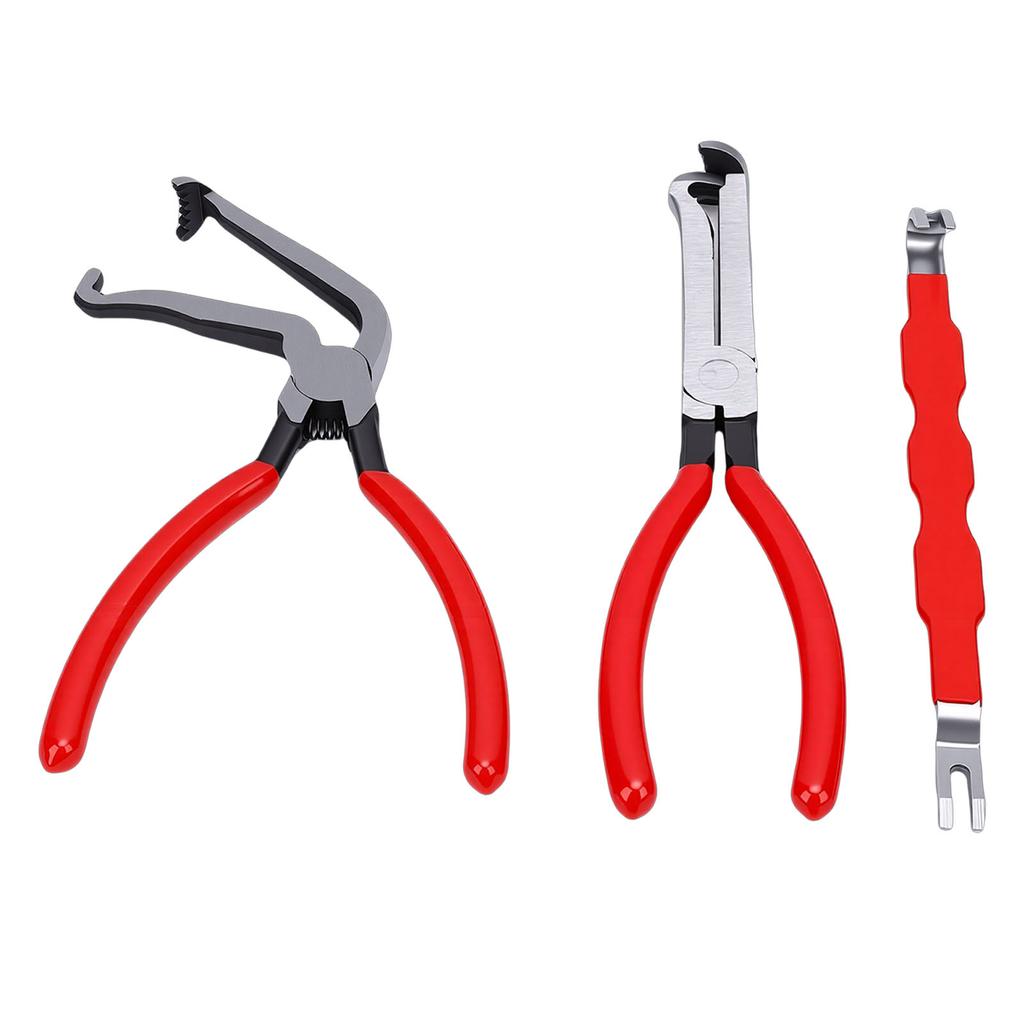 3PCS Electrical Disconnect Pliers Carbon Steel Automotive Electrical Terminal Connector Separator Removal Tool with