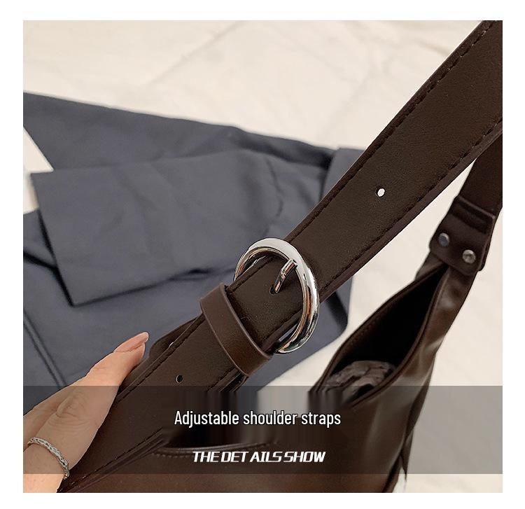 2025 Fluffy Plush Large Capacity Tote - Women's Mori Style Autumn/Winter Underarm Crossbody Bag