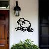 Metal Goat Wall Art Decor Sculpture