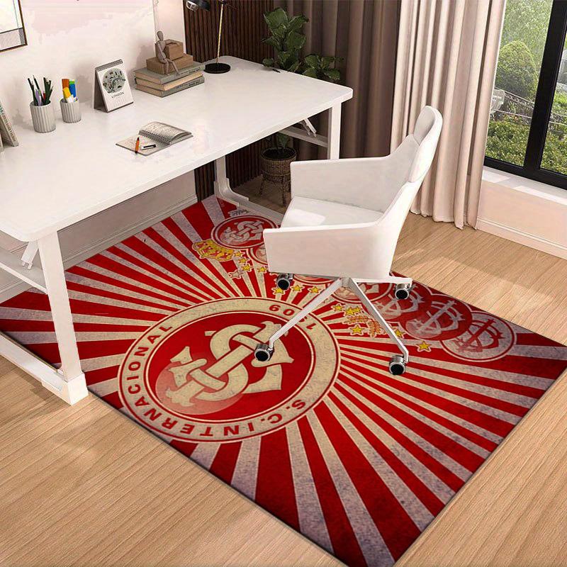 Intercontinental Football Crest Area Rug for Office, Chair Rug, Decorative Carpet Livingroom Mat, Large Size Fan gifts Christmas gifts