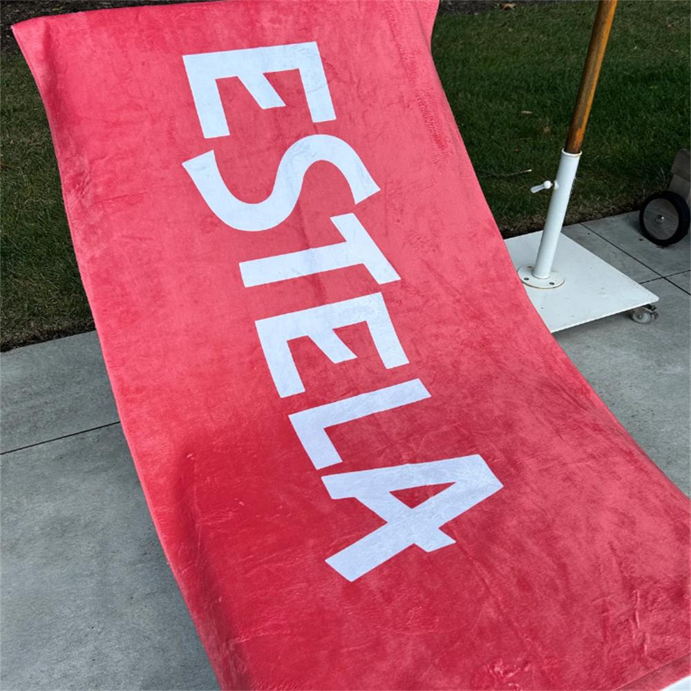 Personalized Beach Towel, Custom Name Pool Towel, 30"x60" Beach Towel, Personalized Gift for Toddlers/Kids/Adults, Summer Beach