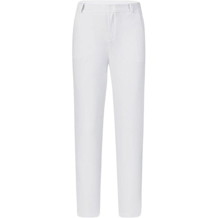 Fila Golf Series Comfortable Soft Solid Color Long Pants Casual Pants Women Bottoms Jade-White A11W445805F-WT