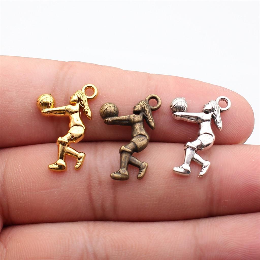 Weightlifter Charms Athletes Pendants For Fitness Gym Themed Jewelry Making