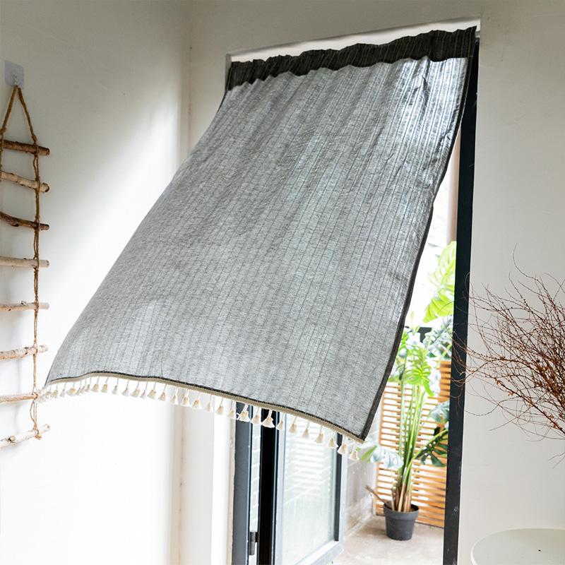Tenda in Cotone e Lino Stile Giapponese Divisorio Cucina Soggiorno Camera da Letto Tenda da Appendere alla Porta Tende Mezzeporte per la Casa
