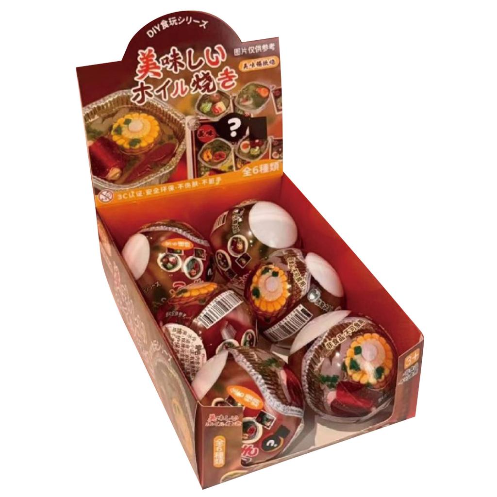 DIY Food Toy Box Set - Full 6 Styles With Version, Keychain Accessories | Non- Kit For Collecting, Casual DIY Fun | Hobbyist Item