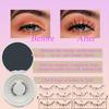 2-Pair Magnetic Eyelashes Set with Mirror Storage Box & Applicator - Natural Look, Glue-Free, Reusable, and Easy To Apply