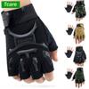 Durable And Safe 1Pair Kids Half Fingerless Gloves Non-Slip Gloves Adjustable Sports Gloves For Boys Girls Fishing Biking Exercise Roller Skating
