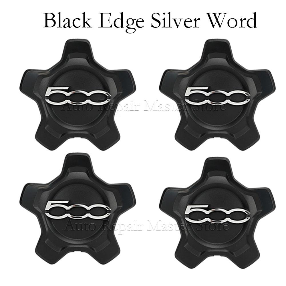 4 PCS 735626312 735626311 Car Wheel Center Hub Caps Replacement for Fiat 500X 334 2014 to 2023 Wheel Hub Center Cap Cover