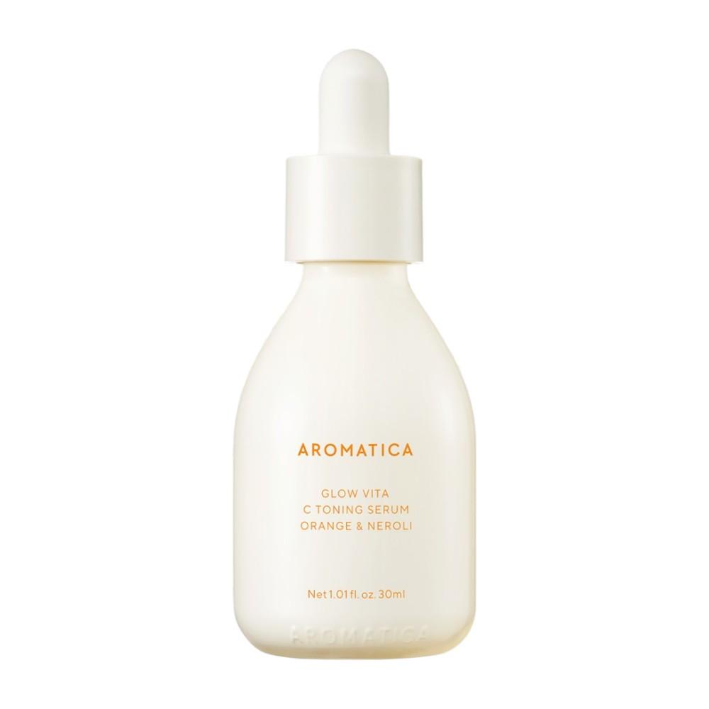 AROMATICA Glow Vita C Тонизирующая сыворотка Апельсин и Нероли Сияние Увлажнение 30 мл